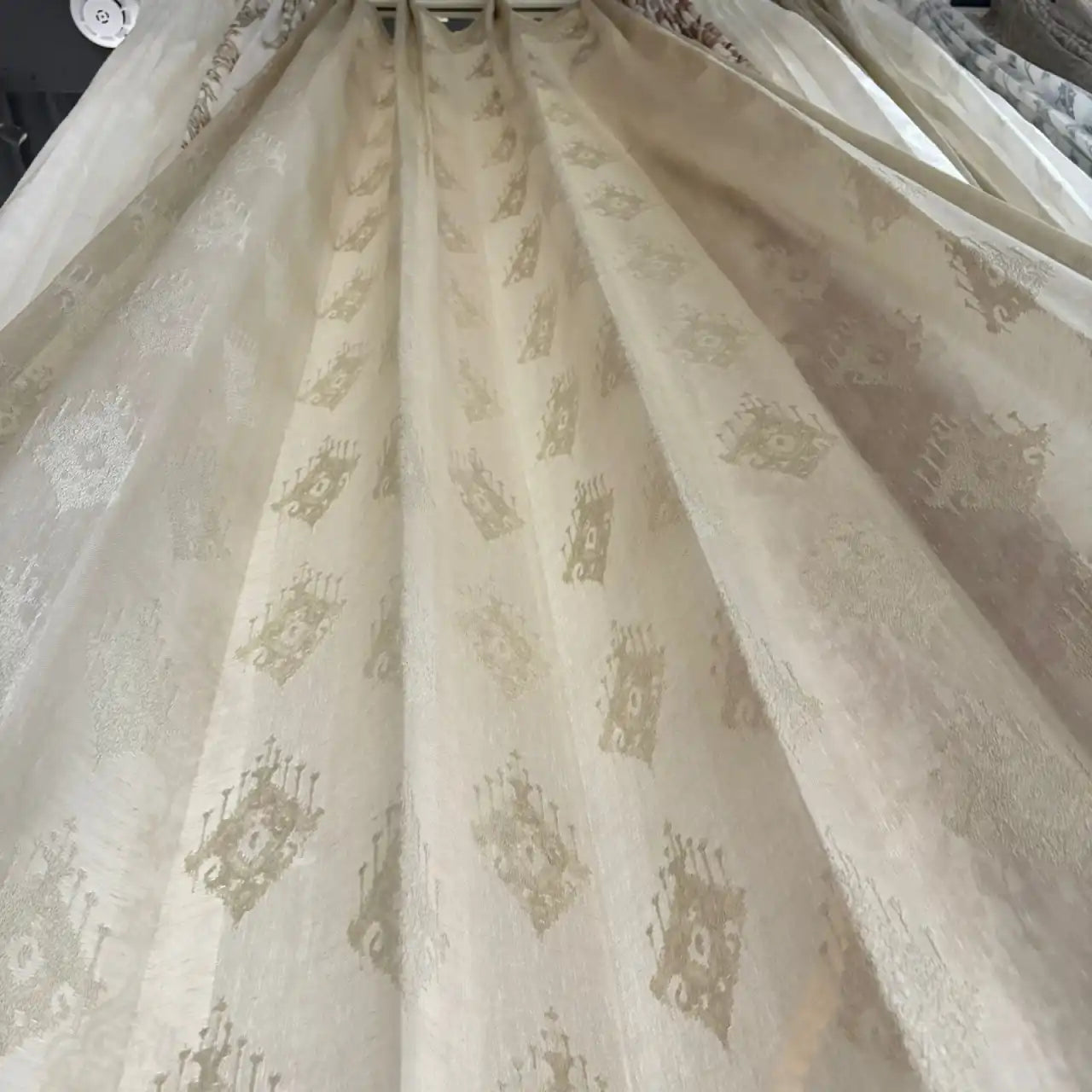 Premium Embroidered Sheer Curtain