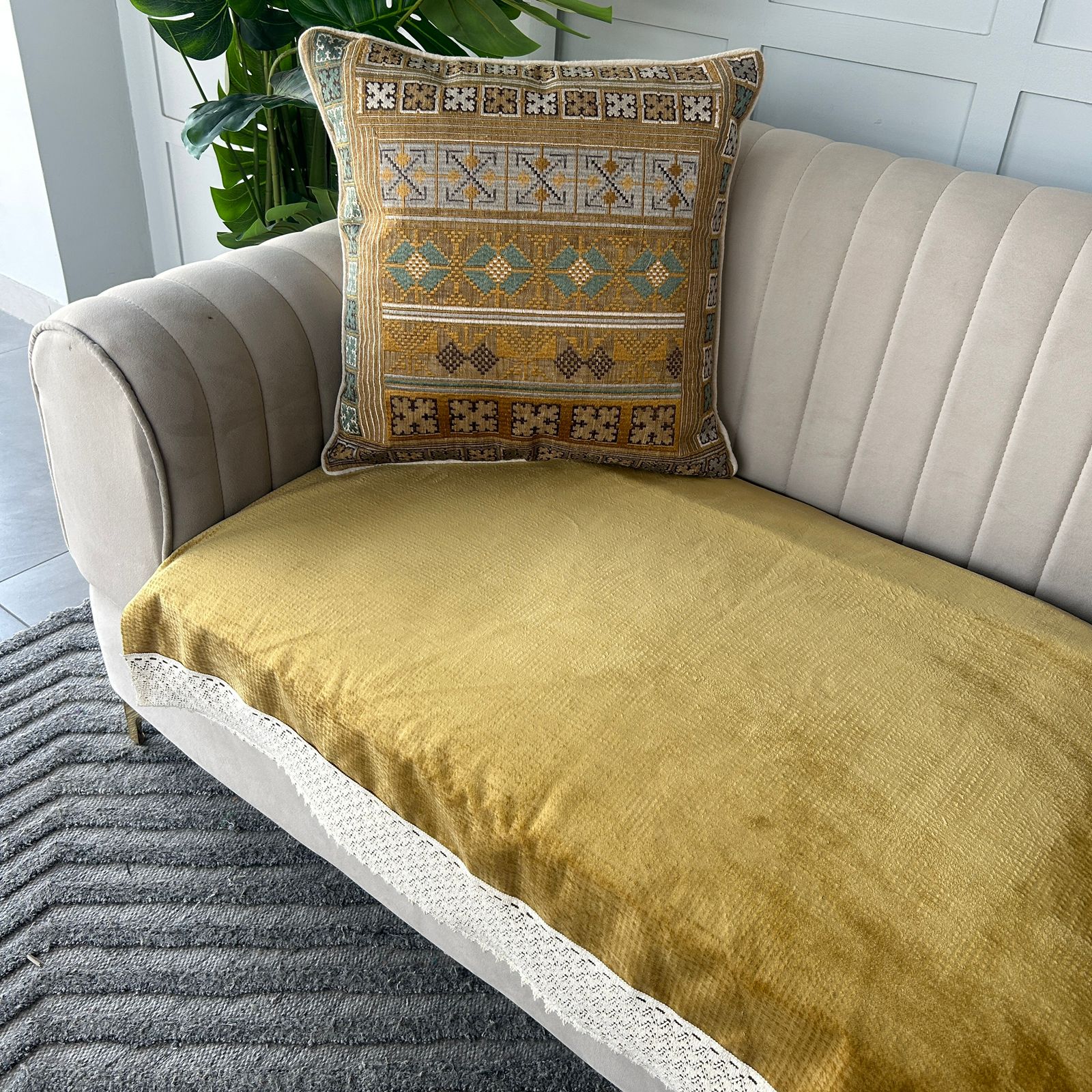 Anti Skid Jacquard Premium Sofa Cover