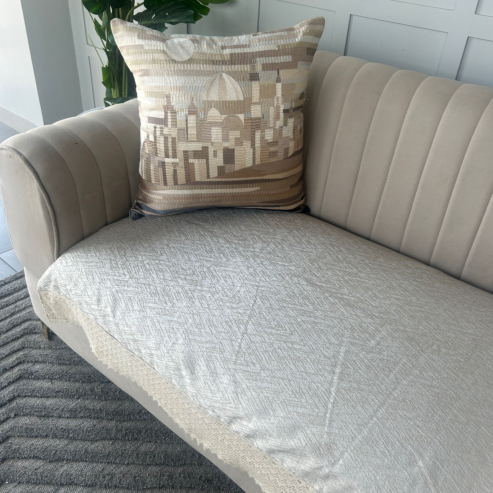 Anti Skid Jacquard Premium Sofa Cover