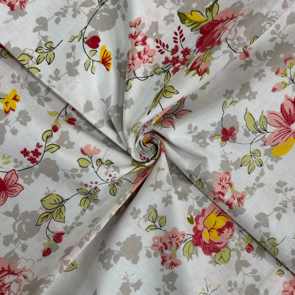 King Size Cotton Printed Bedsheet