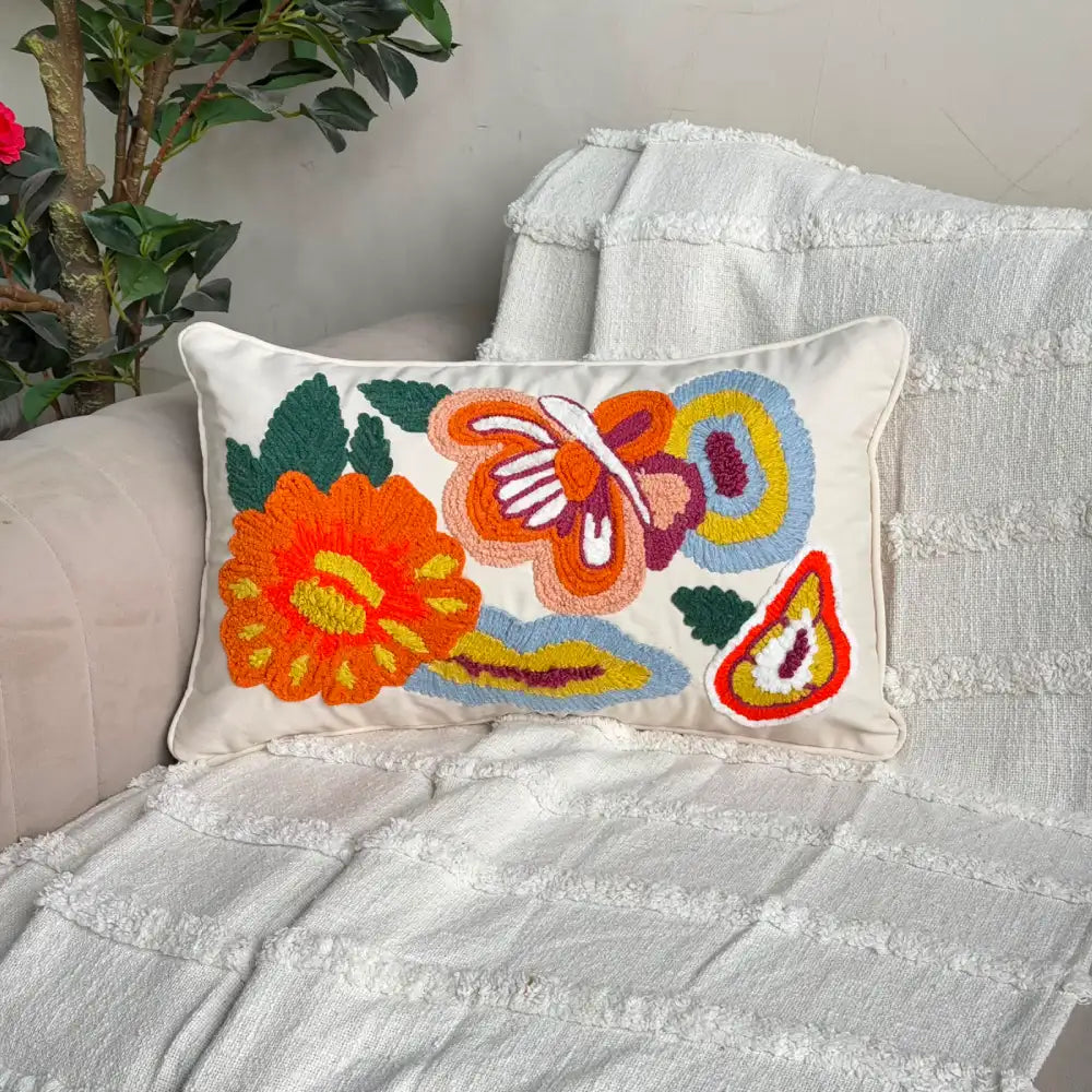 Embroidered Cushion Cover