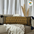 Export House Cotton Boho Lumbar Cover - Size:30cm x 91cm (12" x 36")
