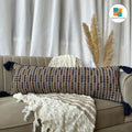 Export House Cotton Boho Lumbar Cover - Size:30cm x 91cm (12" x 36")