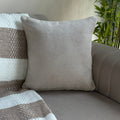 Solid Reversible Boucle Cushion Cover