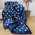 Velvet Chevron Printed Quilt ��� Available in Single & Double Bed | Export House