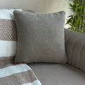 Solid Reversible Boucle Cushion Cover