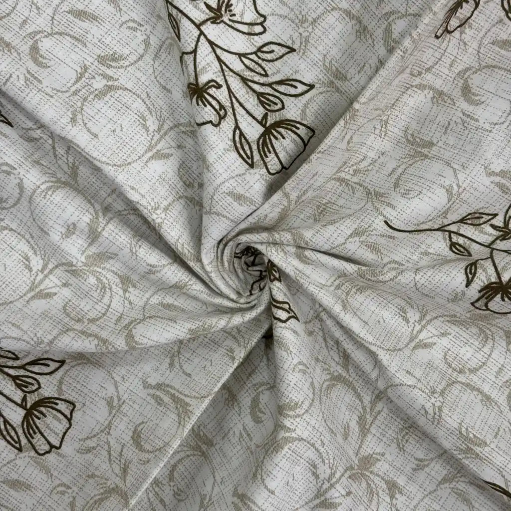 King Size Cotton Printed Bedsheet