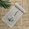 Cotton Embroidered Table Runner, Size:30cm x 182cm (12" x 72")