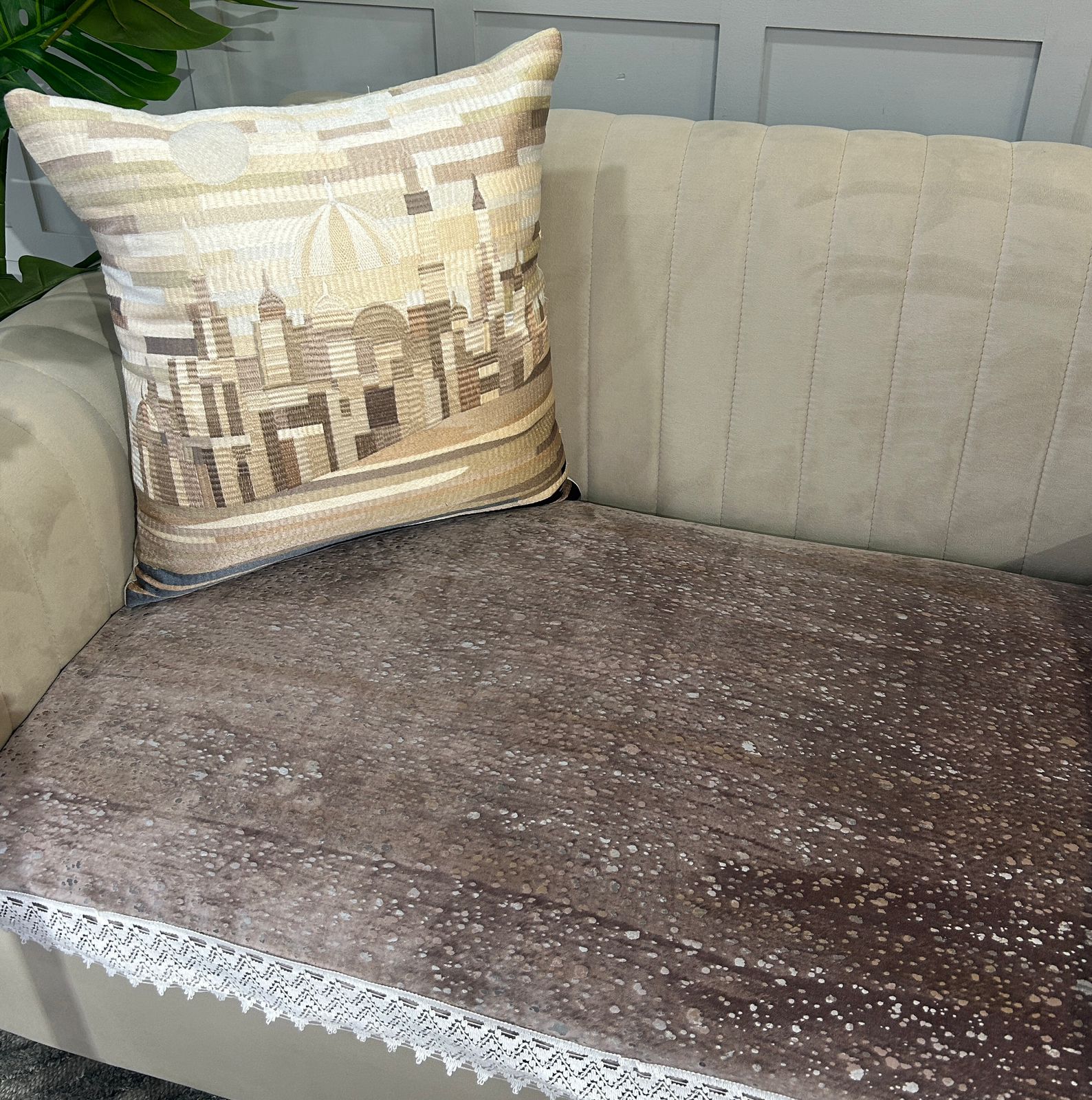 Anti Skid Jacquard Premium Sofa Cover