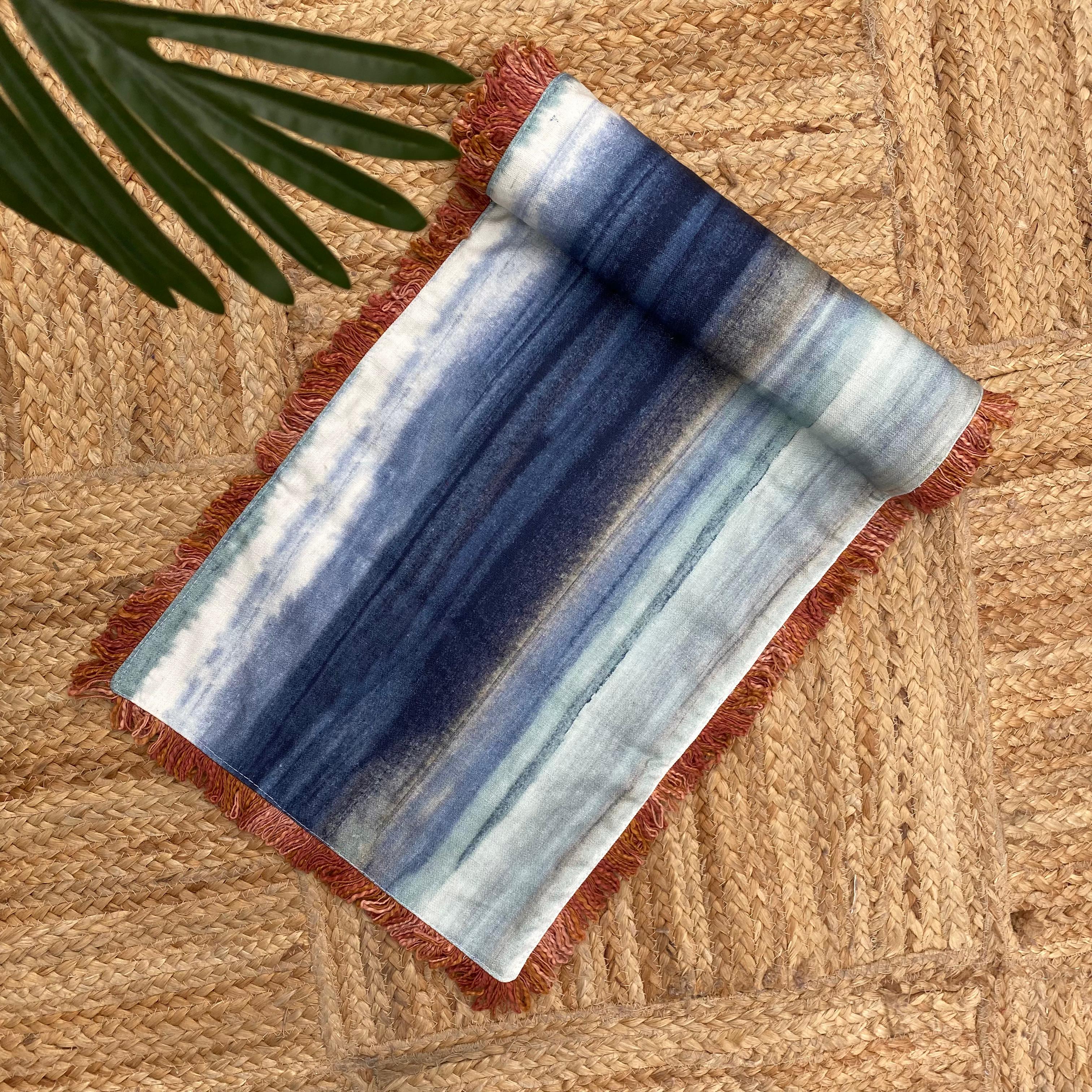 Cotton Printed Table Runner, Size:30cm x 182cm (12" x 72")