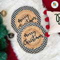 Christmas Themed Cotton Table Placemat, Size:35cm (14")