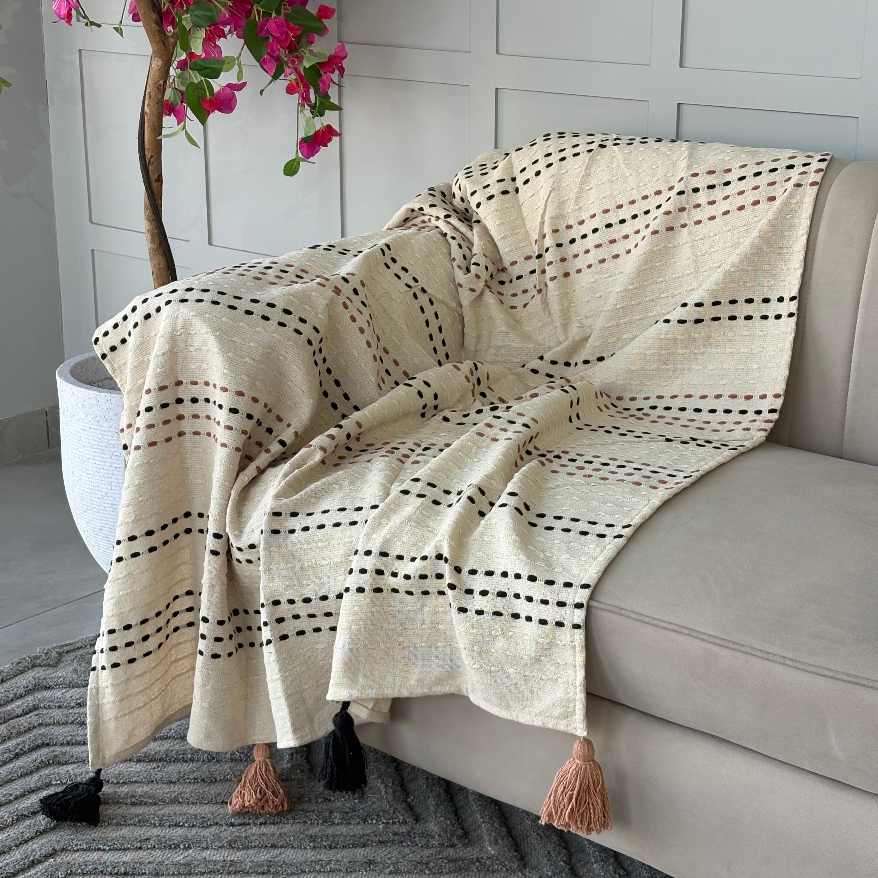 Sofa Throw Blanket 60 X 50 inches (152  X 127 cm)