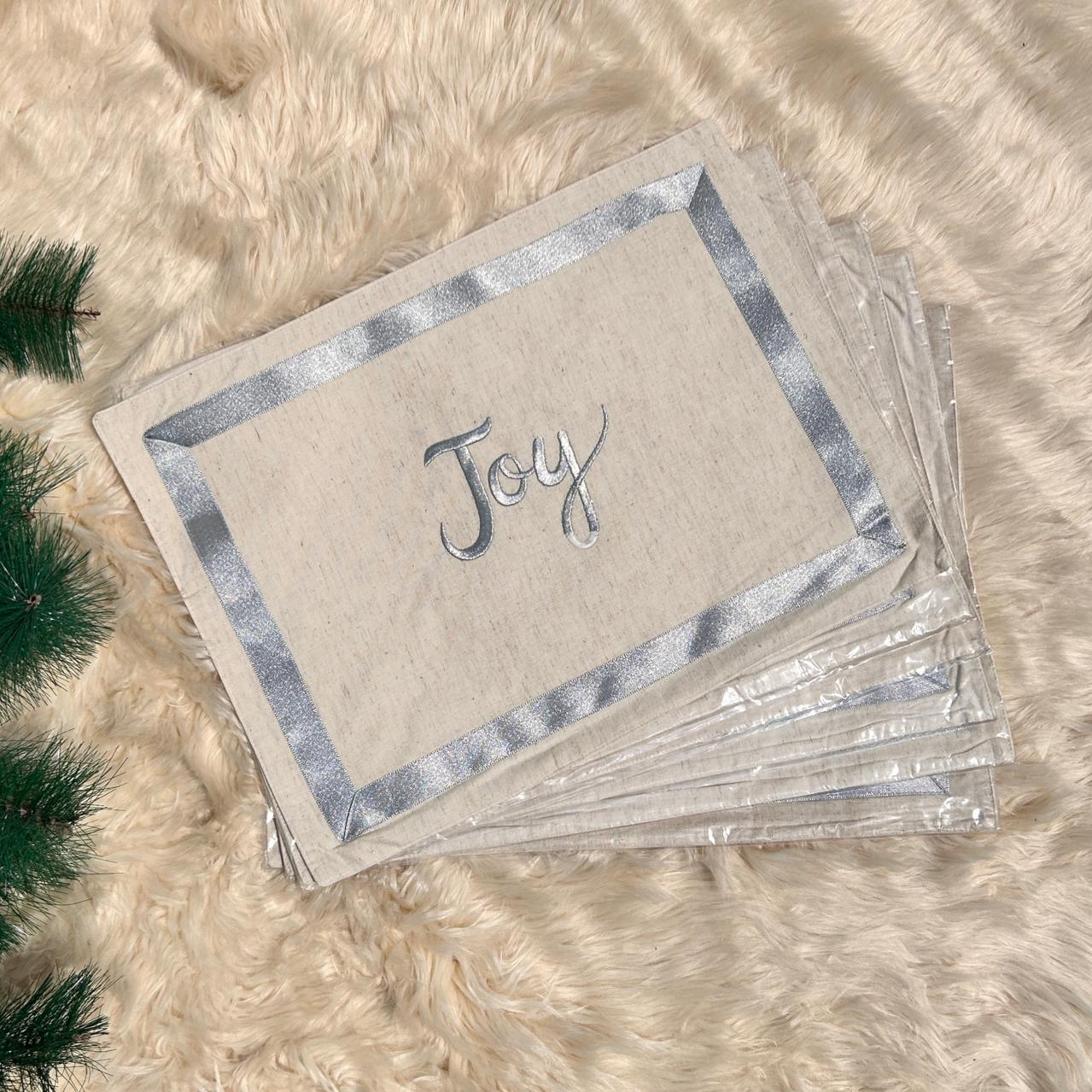 Cotton Table Mats set of 6 , 35cm X 50cm (14" X 20")