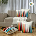 Export House Cotton Embroidered Cushion Cover -  Size:40cm X 40cm (16" X 16")