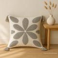 Cotton Tufted Cushion Cover, 40cm X 40cm (16" X 16")