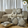 Export House Cotton Boho Cushion Cover -  Size:40cm X 40cm (16" X 16")