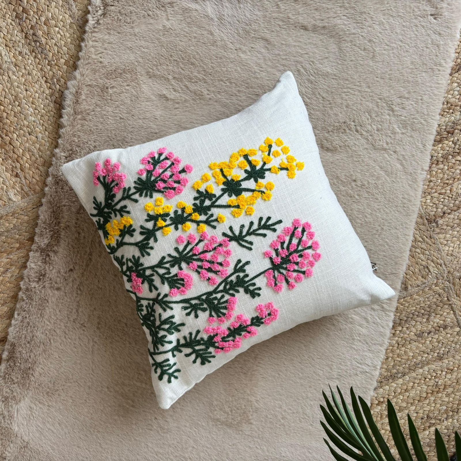 Embroidered Cushion Cover