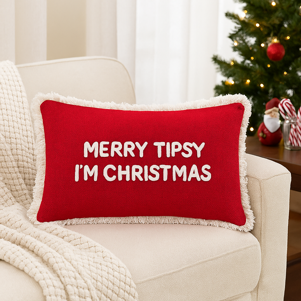 Embroidered Cushion Cover