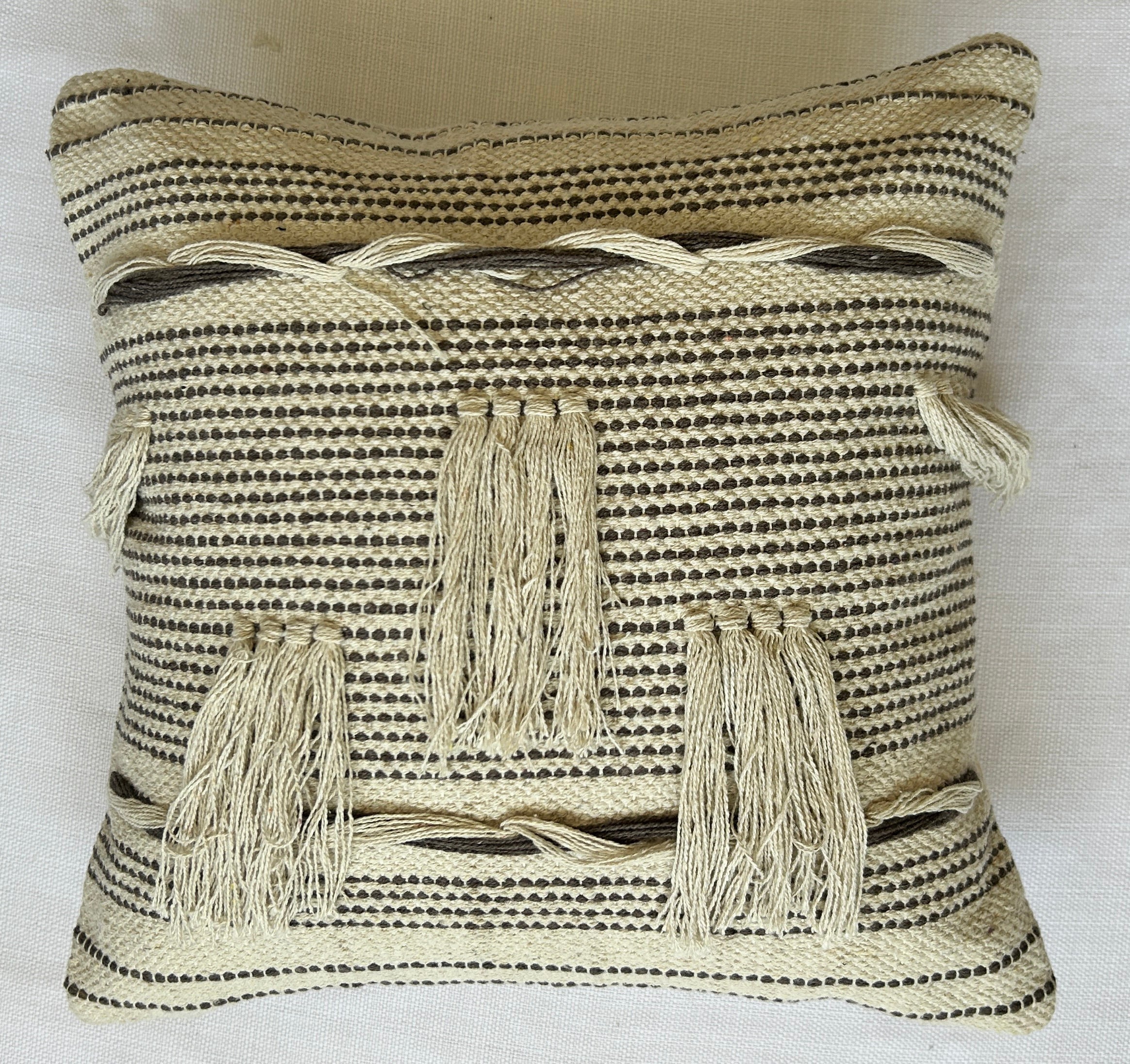 Fringed Boho - Premium Cushion Cover