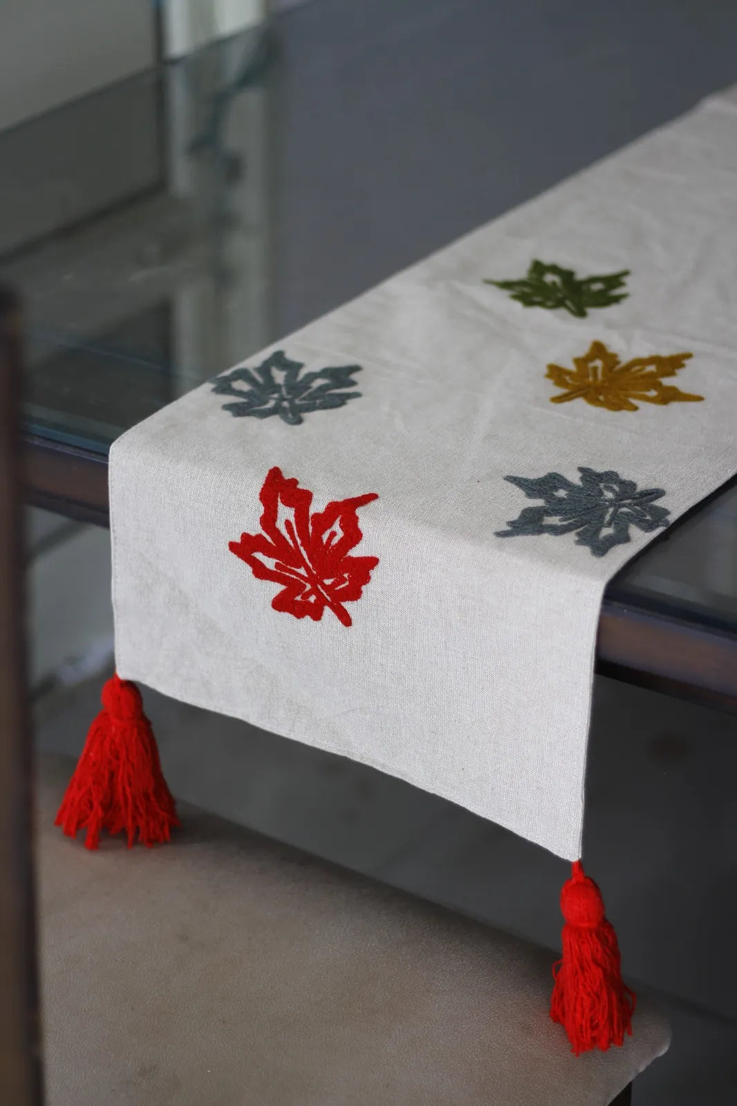 Christmas Themed Cotton Printed Table Runner