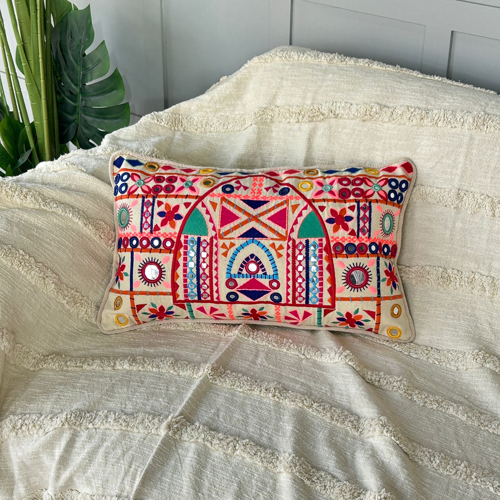 Embroidery Cushion Covers (12"x20")