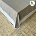 Cotton Plain Plain Dining Sheet, Size:152cm x 228cm (60" x 90")
