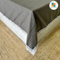 Cotton Plain Plain Dining Sheet, Size:152cm x 228cm (60" x 90")
