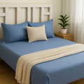 Plain Cotton Bedsheet with 300 Thread count