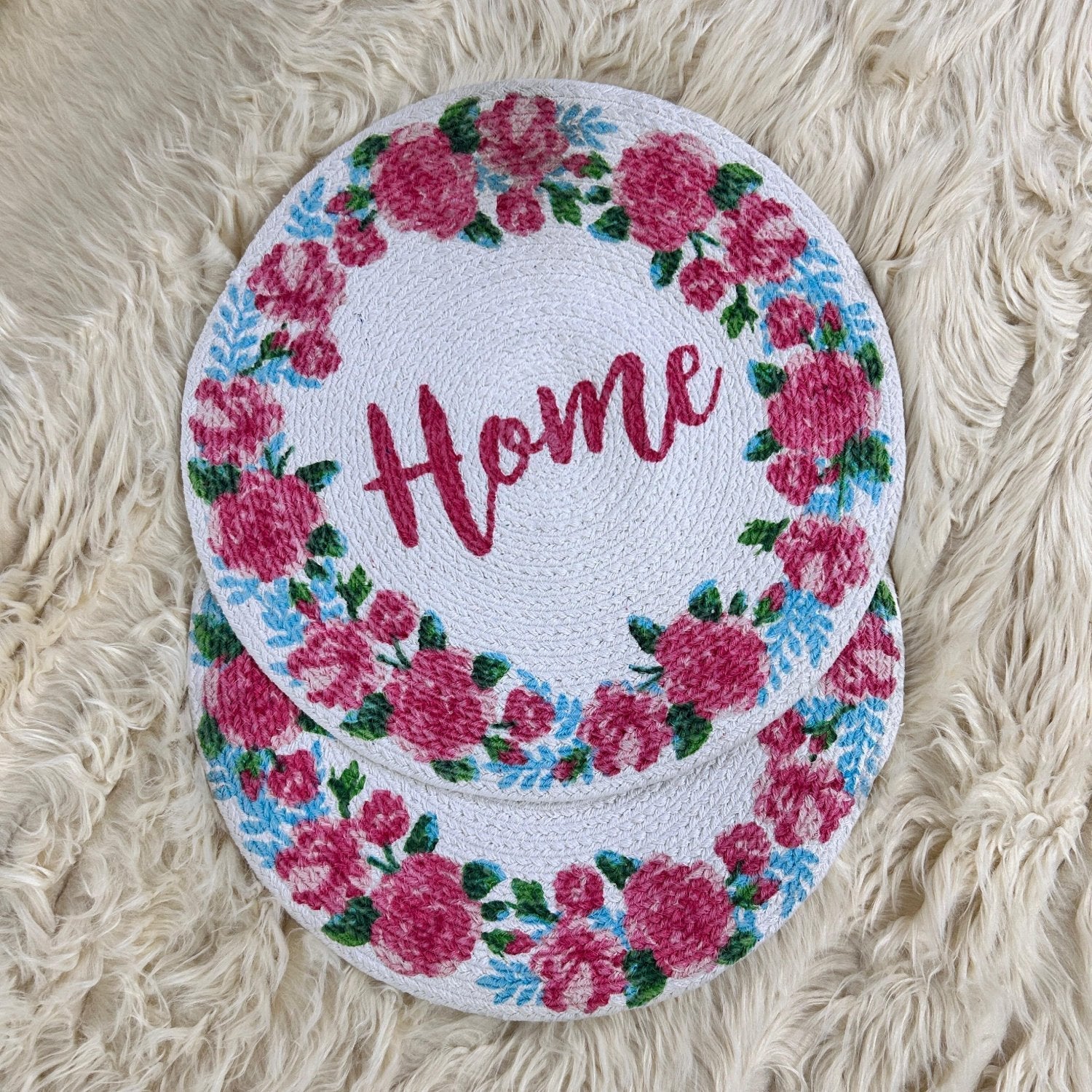 Round cotton mats