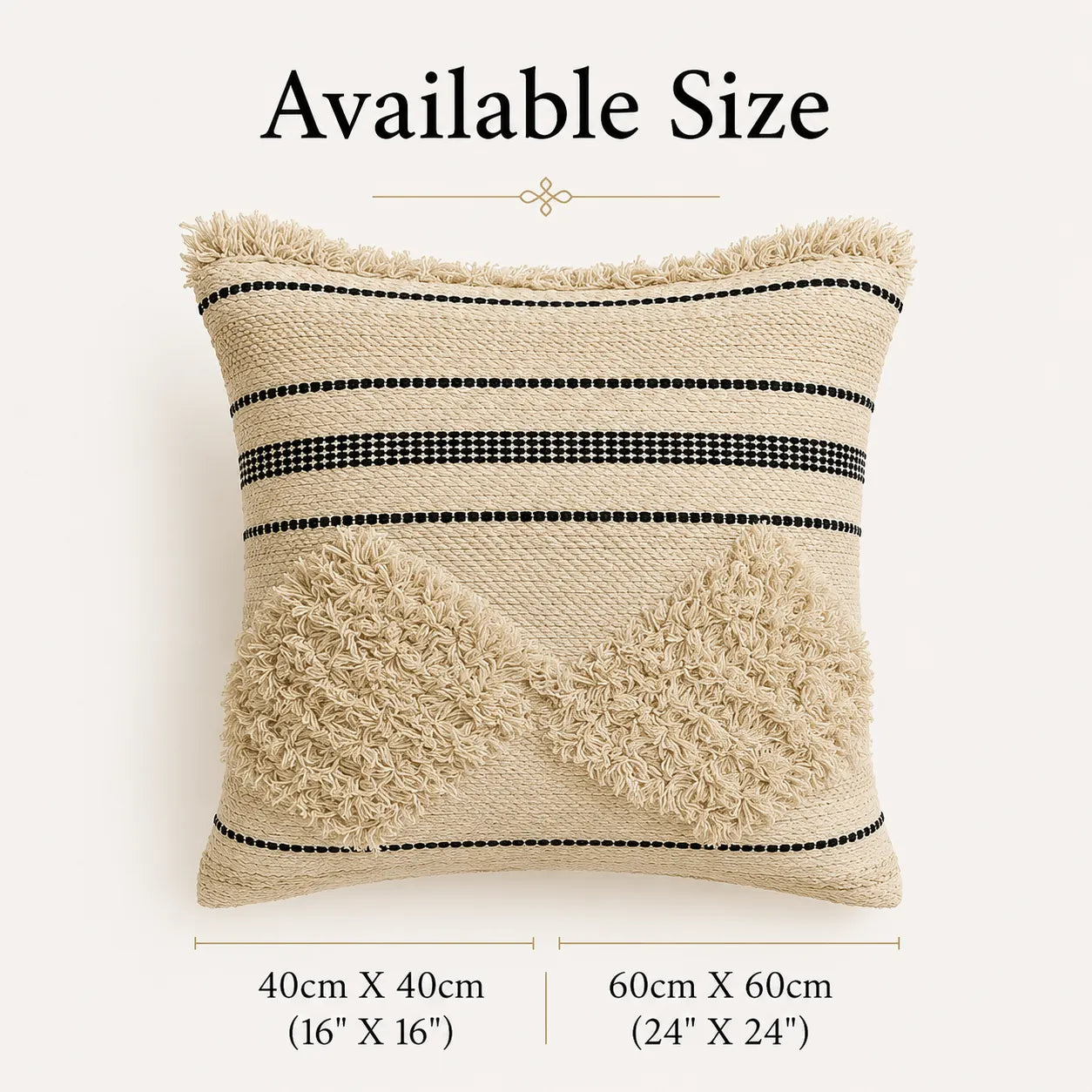 Squared striped - Premium Cushion Cover
