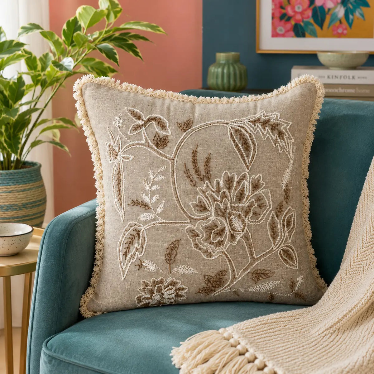Earthy Luxe Premium Cushion Cover