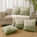 Sage Linen Symmetry - Premium Cushion Cover