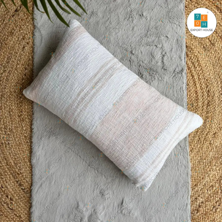 Export House Cotton Boho Lumbar Cover - Size:35cm X 60cm (14" X 24")