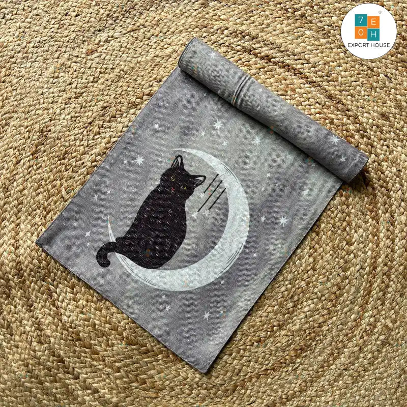 Christmas Themed Cotton Boho Table Runner, Size:33cm x 92cm (13" x 36")