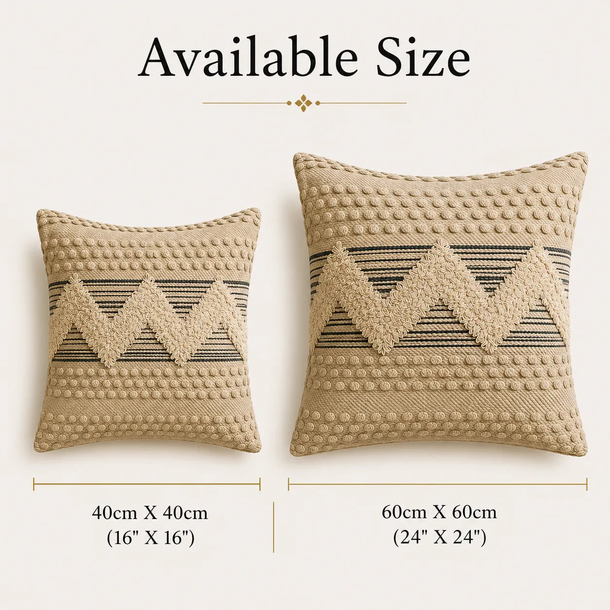 Boho Tribal Weave - Premium Cushion Cover