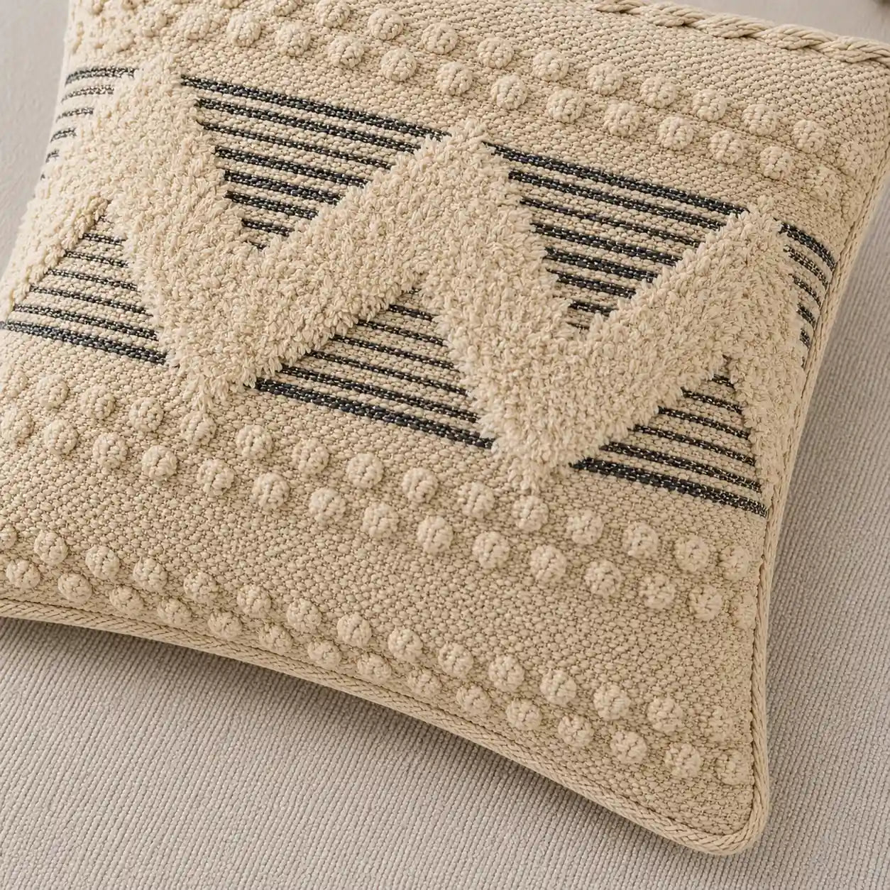 Boho Tribal Weave - Premium Cushion Cover
