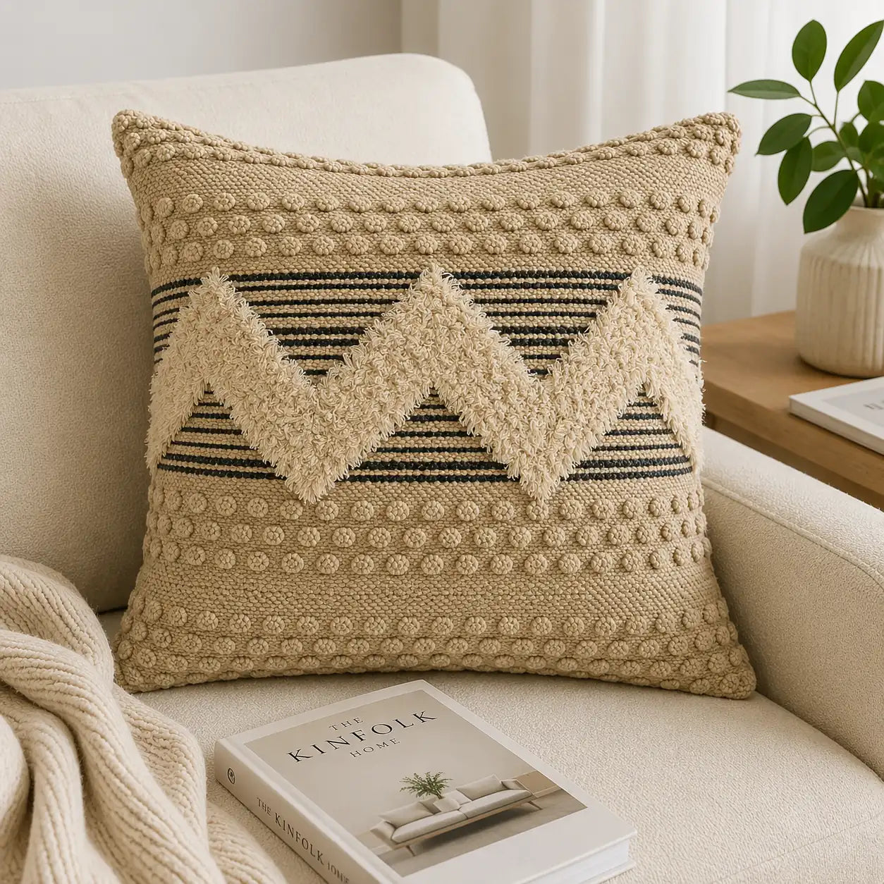 Boho Tribal Weave - Premium Cushion Cover